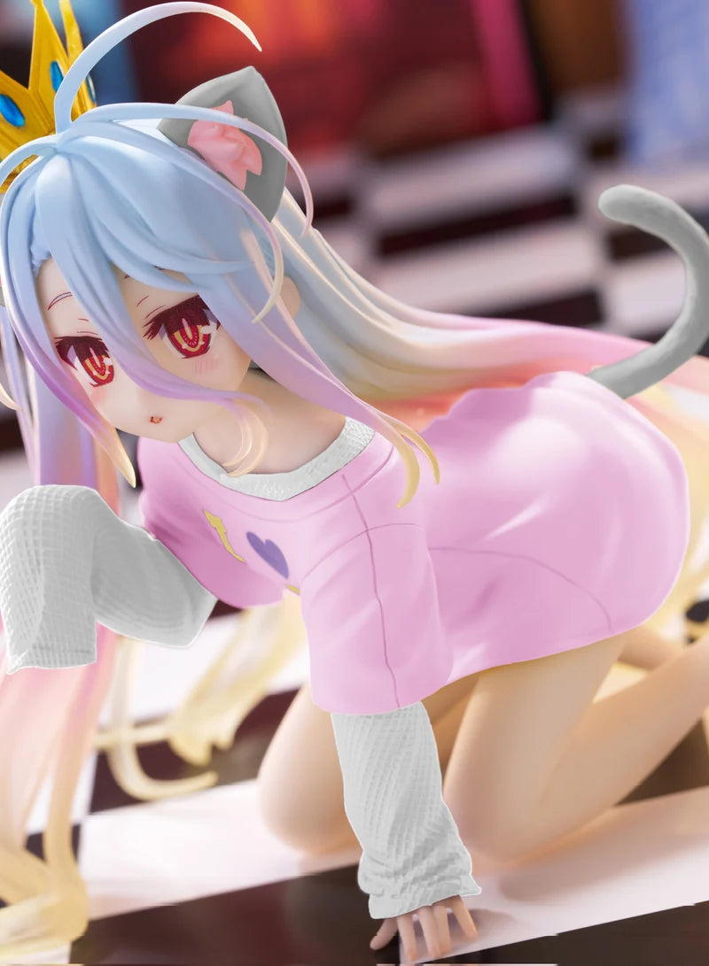 No Game No Life - Shiro T-Shirt Nekomimi Desktop Cute Renewal - Taito Prize