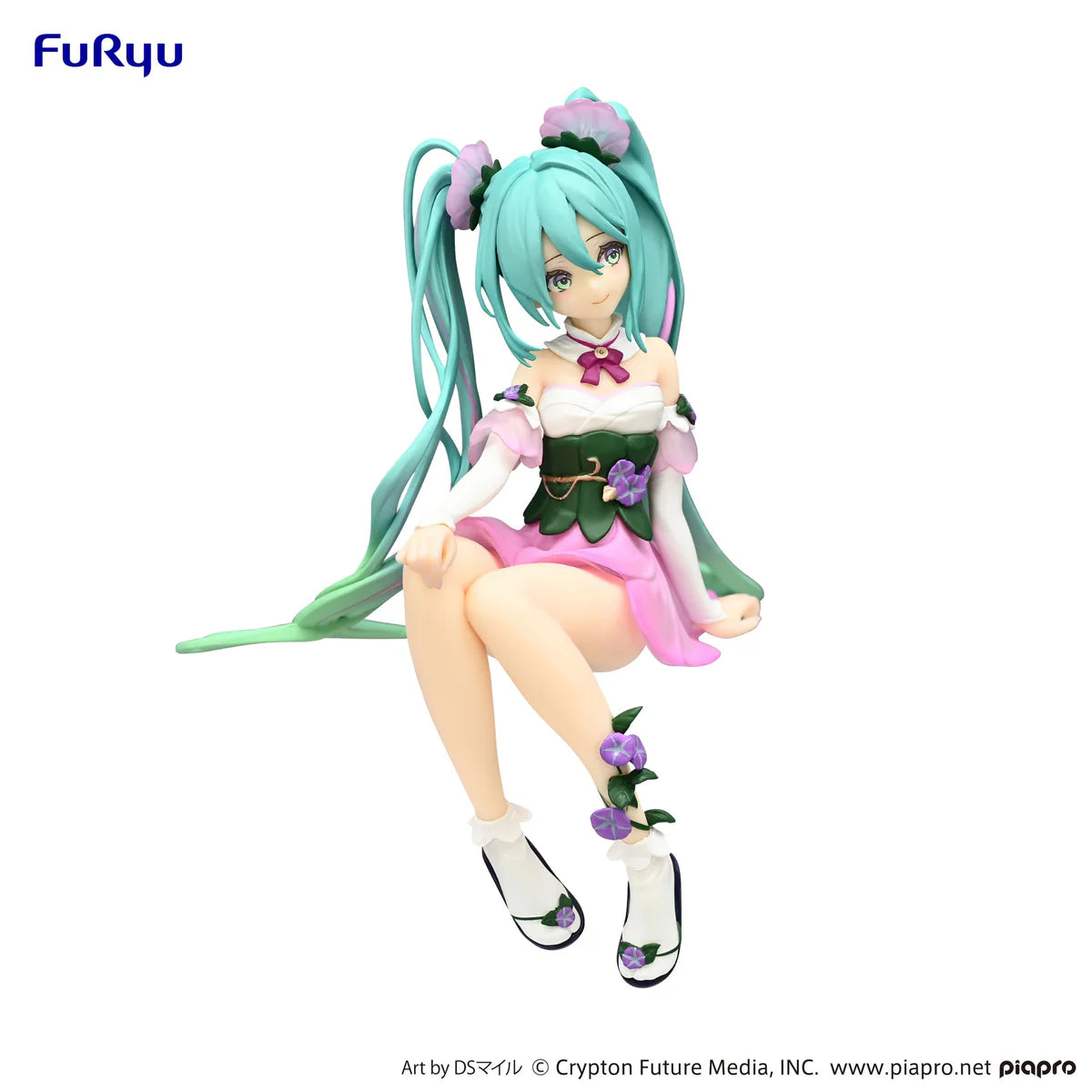 Hatsune Miku - Flower Fairy Morning Glory Pink Ver. Noodle Stopper - FuRyu Prize