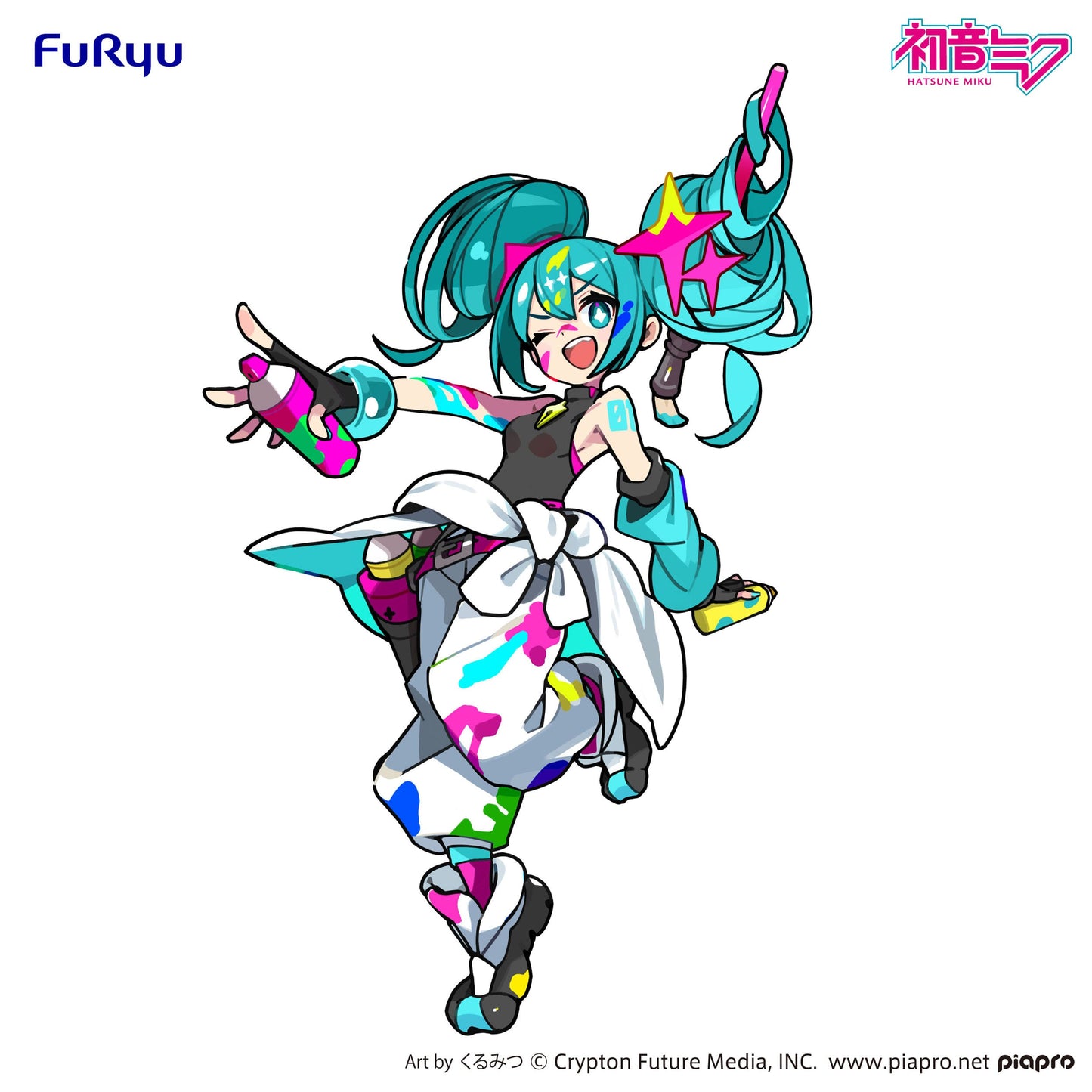 Hatsune Miku - Paint Girl Ver. Trio-Try-iT - FuRyu Prize