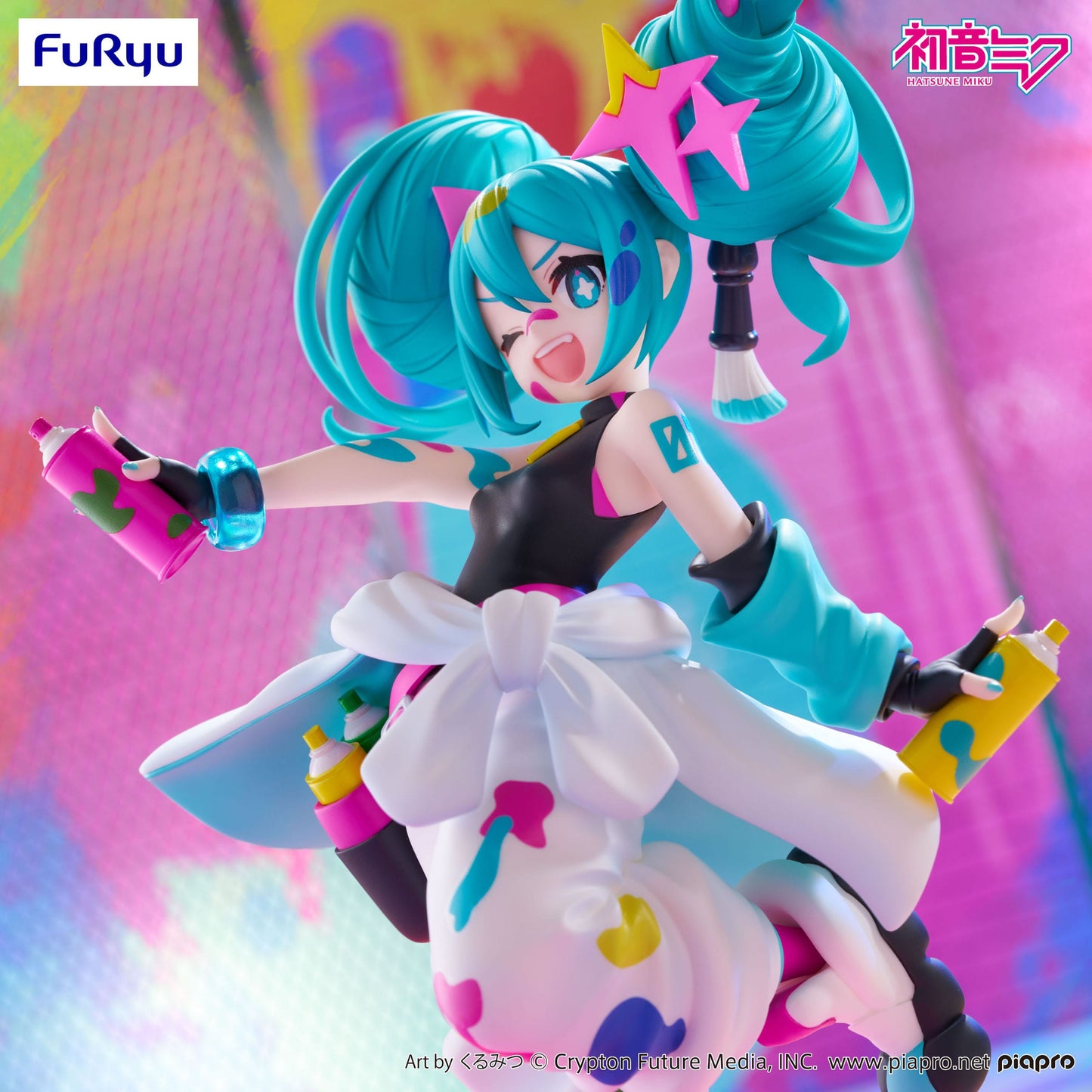 Hatsune Miku - Paint Girl Ver. Trio-Try-iT - FuRyu Prize