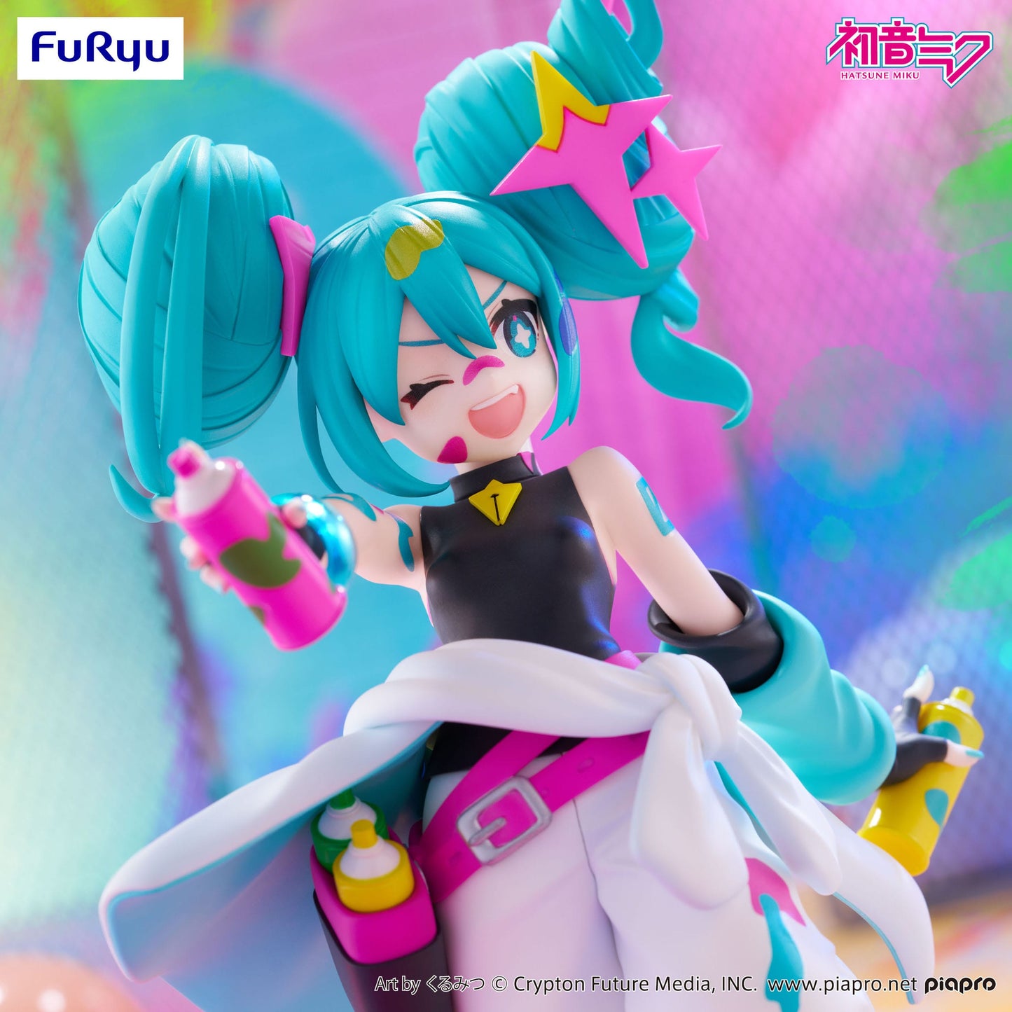 Hatsune Miku - Paint Girl Ver. Trio-Try-iT - FuRyu Prize