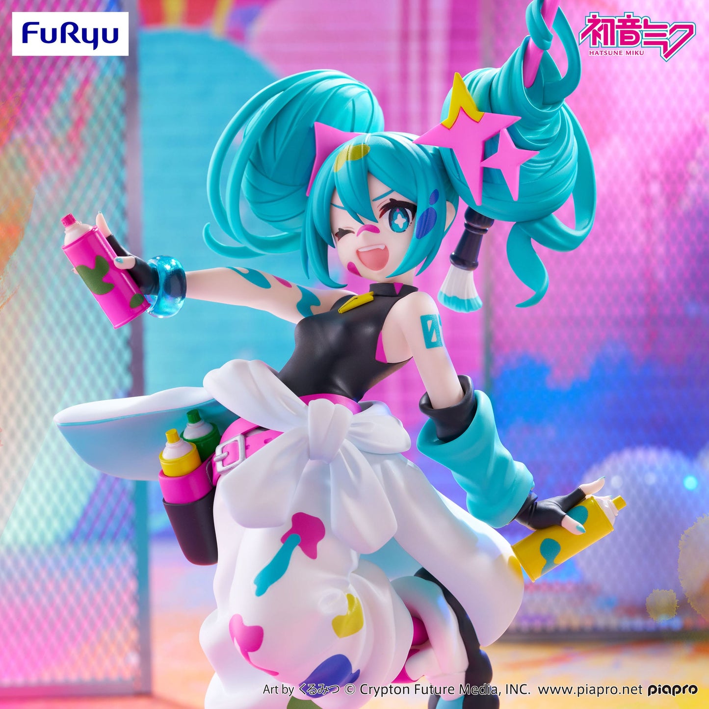 Hatsune Miku - Paint Girl Ver. Trio-Try-iT - FuRyu Prize