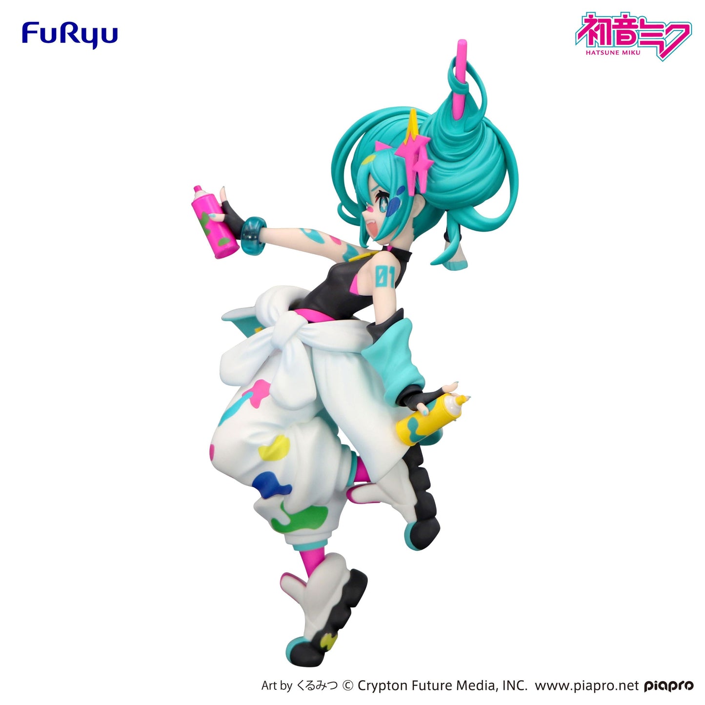 Hatsune Miku - Paint Girl Ver. Trio-Try-iT - FuRyu Prize