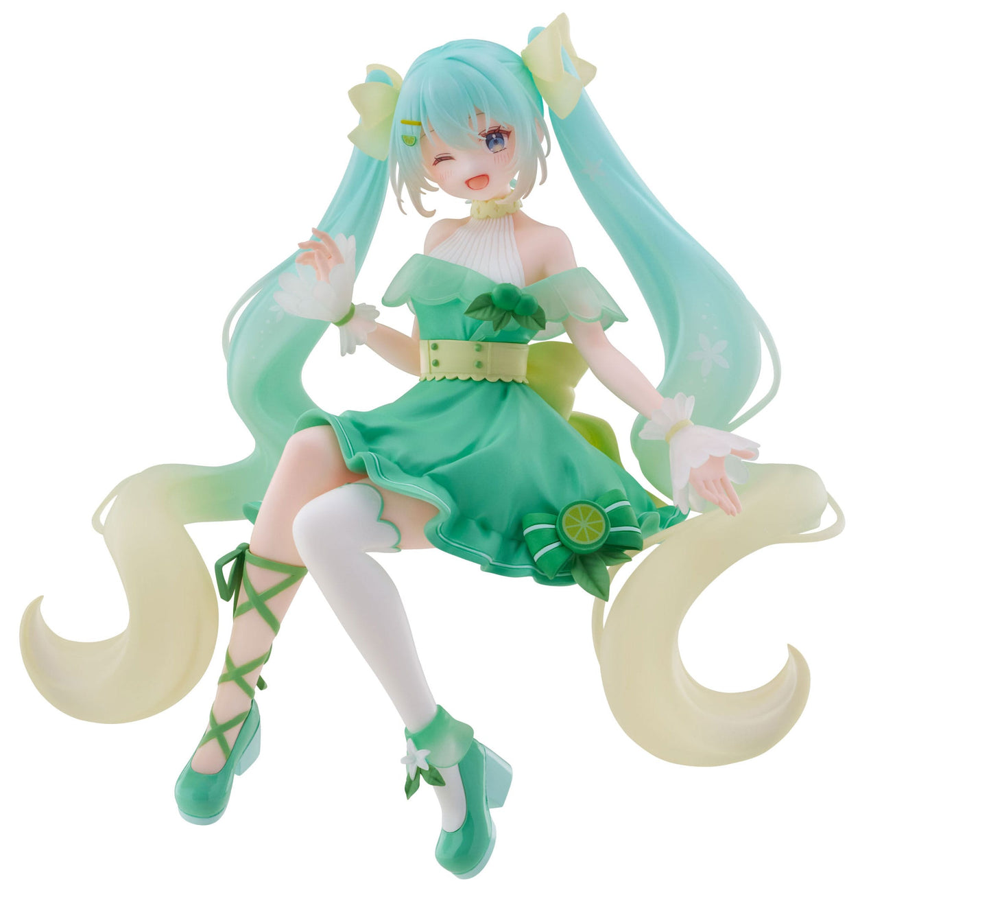 Hatsune Miku - Lime Ver. Noodle Stopper - FuRyu Prize