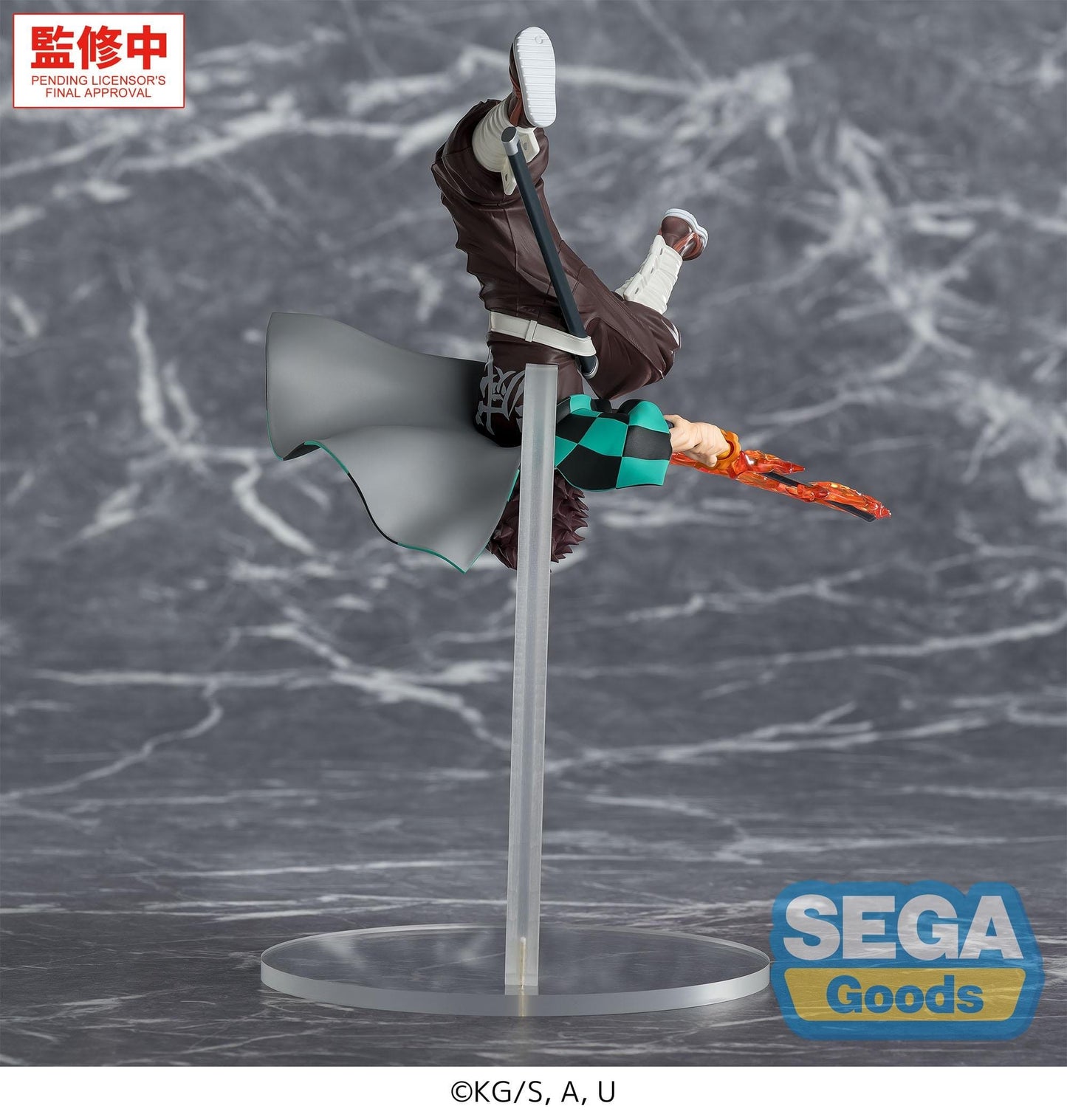 Demon Slayer - Tanjiro Kamado Hinokami Kagura Setting Sun Transformation Luminasta - SEGA Prize