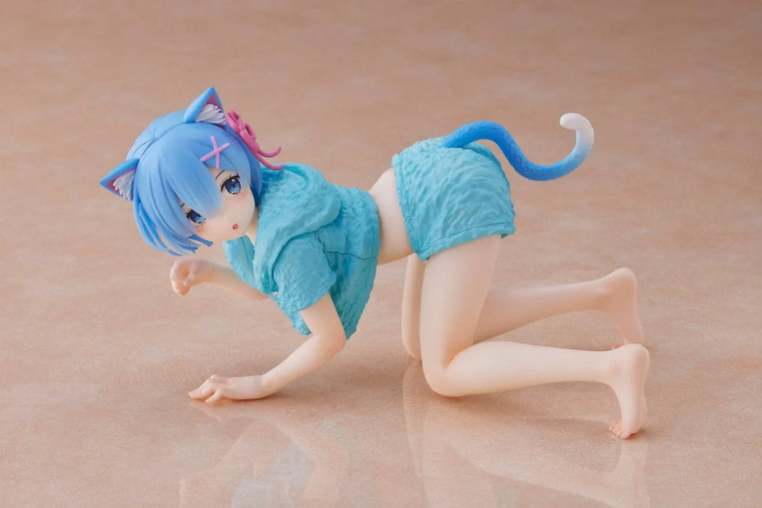 Re:Zero - Rem Cat Roomwear Desktop Cute - Taito Prize