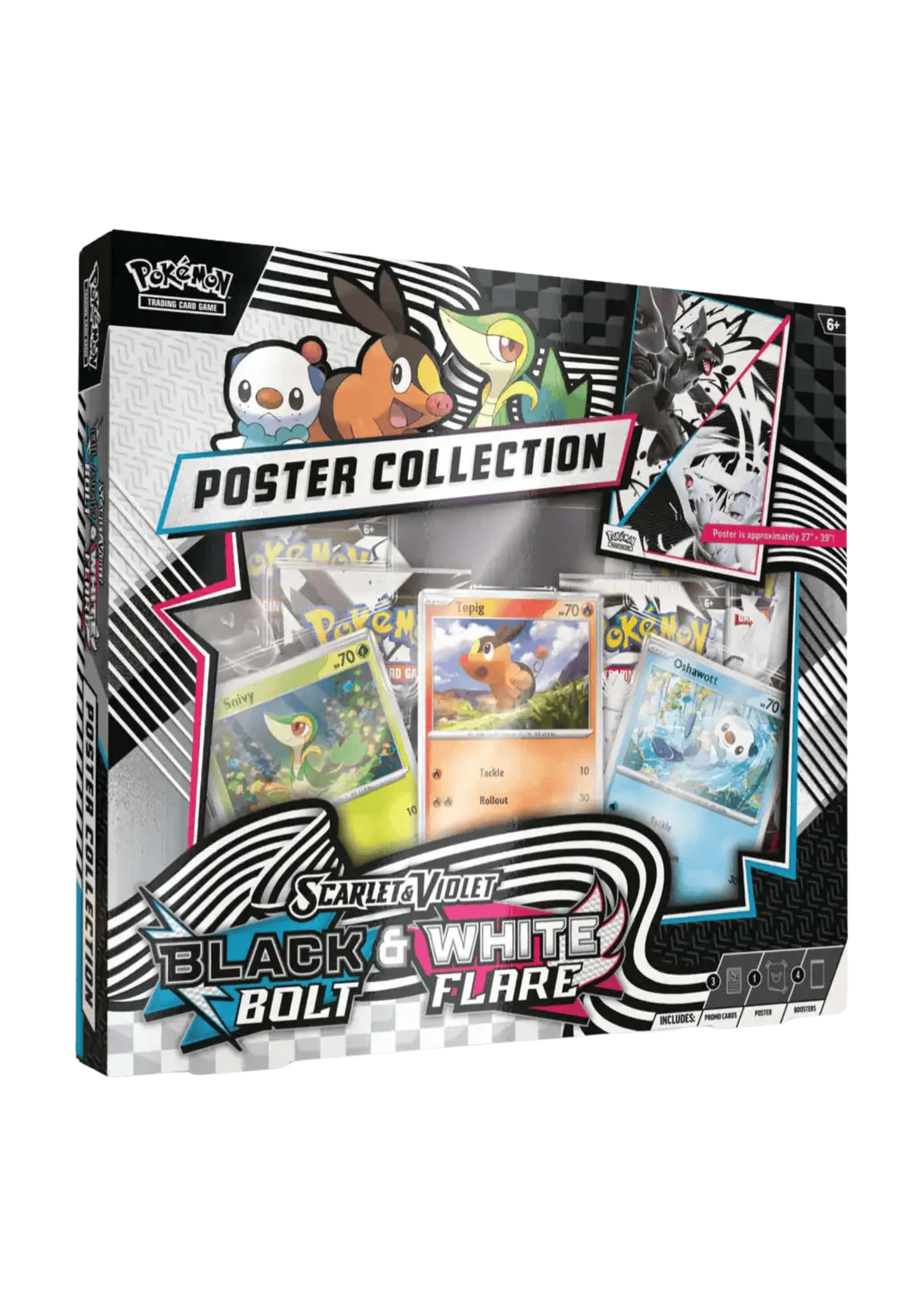 Pokémon TCG - Black Bolt & White Flare Poster Collection Unova [EN]