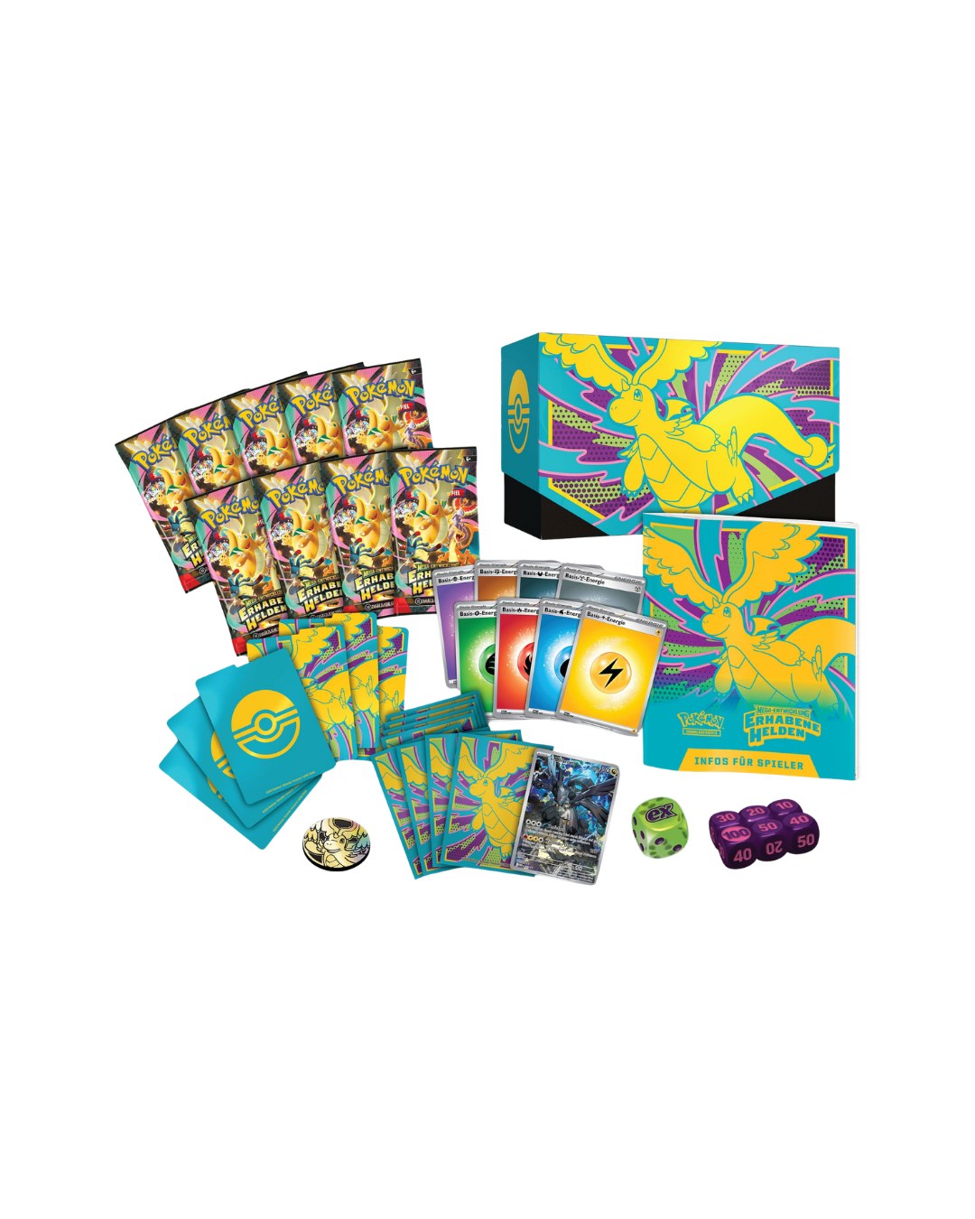 Pokémon TCG - Erhabene Helden Top Trainer Box [DE]
