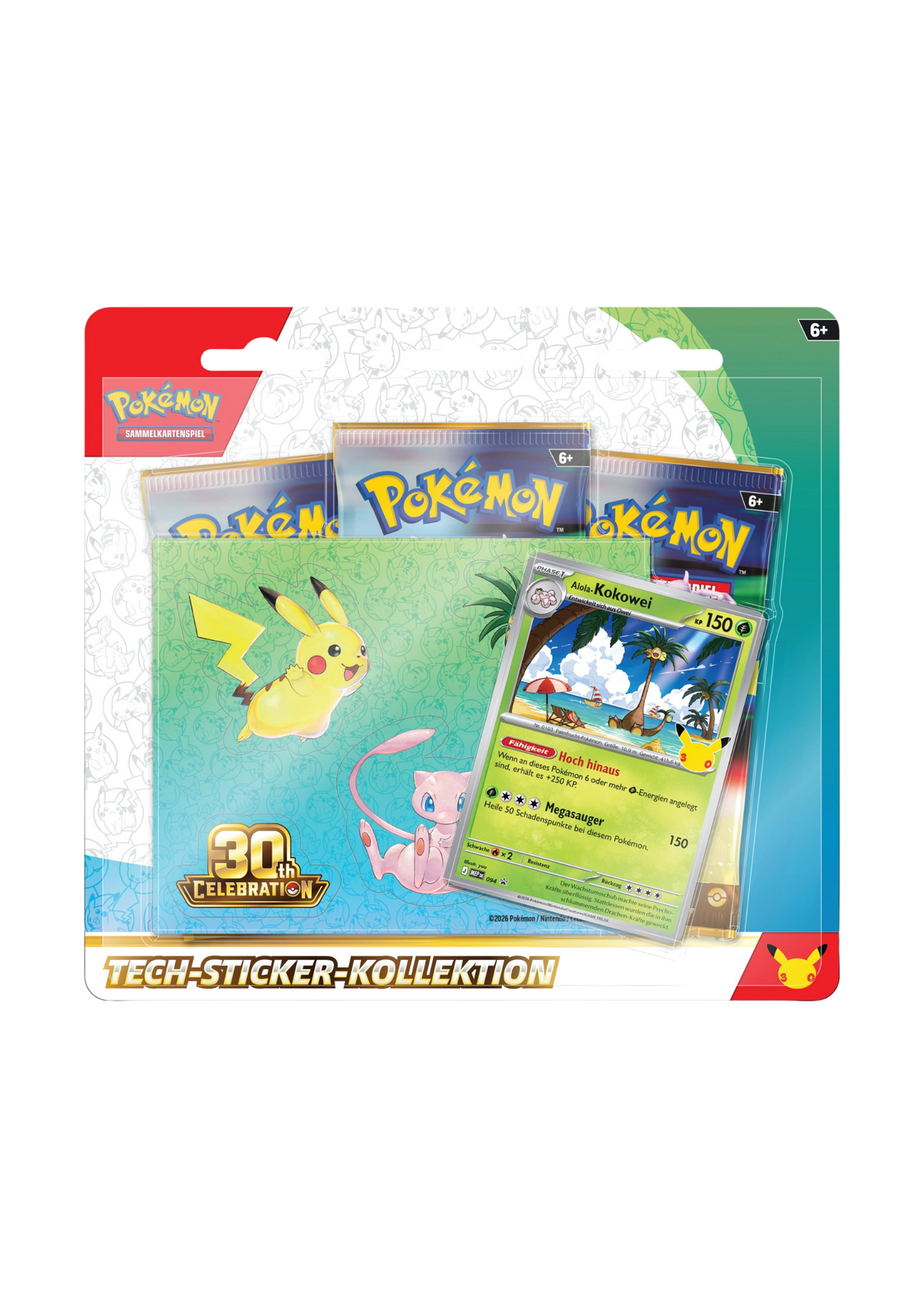 Pokémon TCG - 30 Jahre: Tech-Sticker Kollektion [DE]