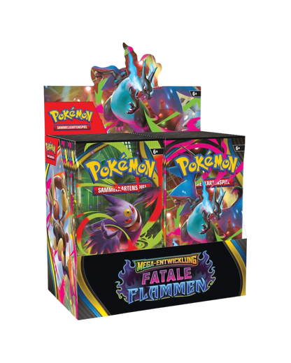 Pokémon TCG - Fatale Flammen Booster Display [DE]