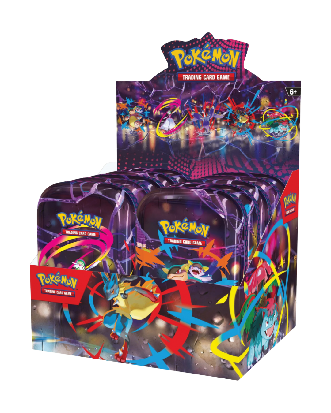 Pokémon TCG - Mega Evolution Mega Heroes Mini Tin Display [EN]