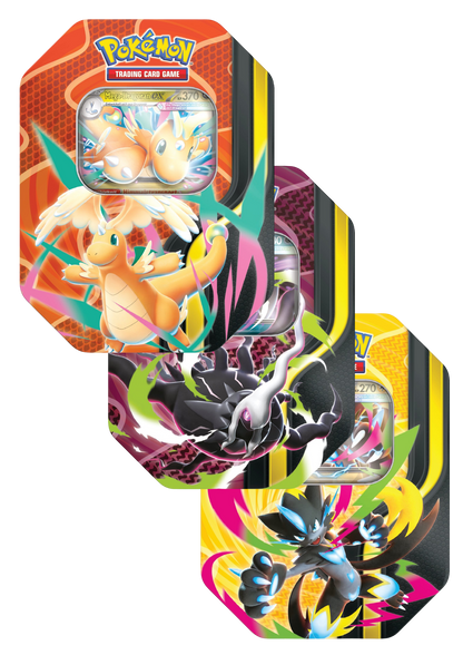 Pokémon TCG - Mega Dragoran / Mega Zeraora / Mega Darkrai Tin [DE]