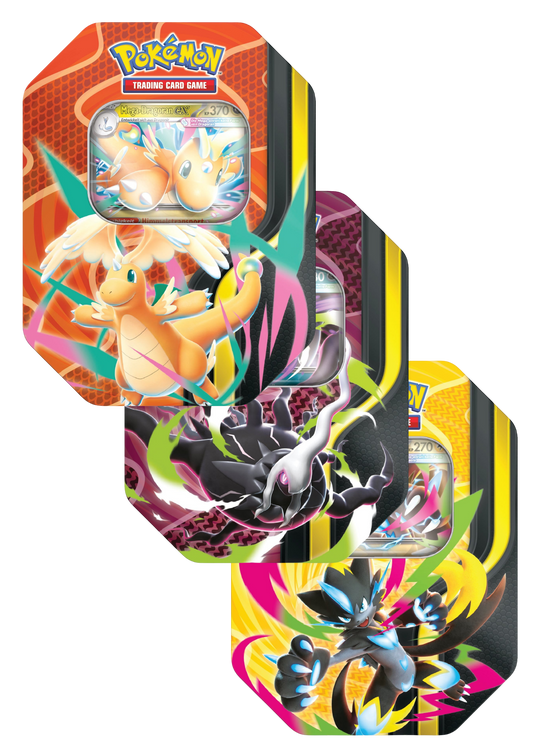 Pokémon TCG - Mega Dragoran / Mega Zeraora / Mega Darkrai Tin [DE]