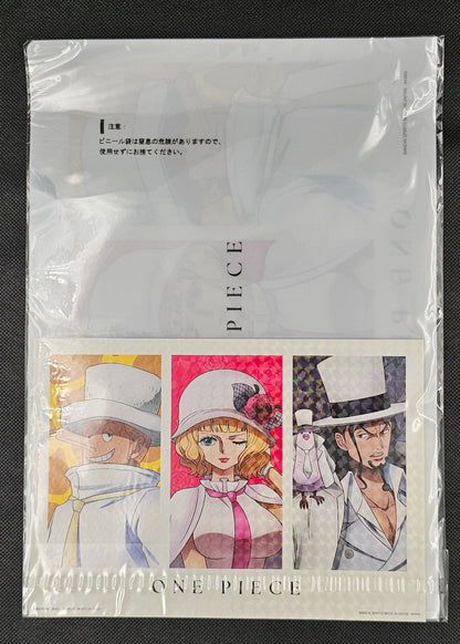 One Piece - Clear File & Sticker Sets in 8 Motiven - Ichiban Kuji ~Future Island Egghead~ [K-Preis]