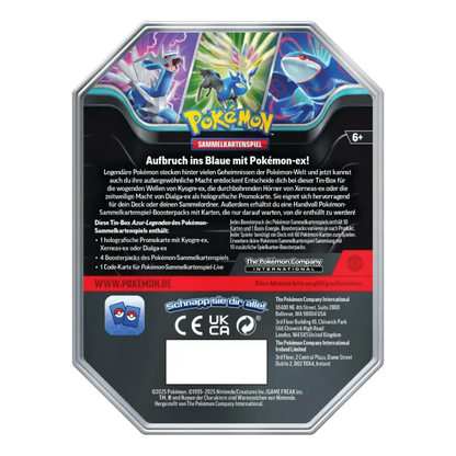 Pokémon TCG - Azur Legenden Kyogre ex Tin [DE]