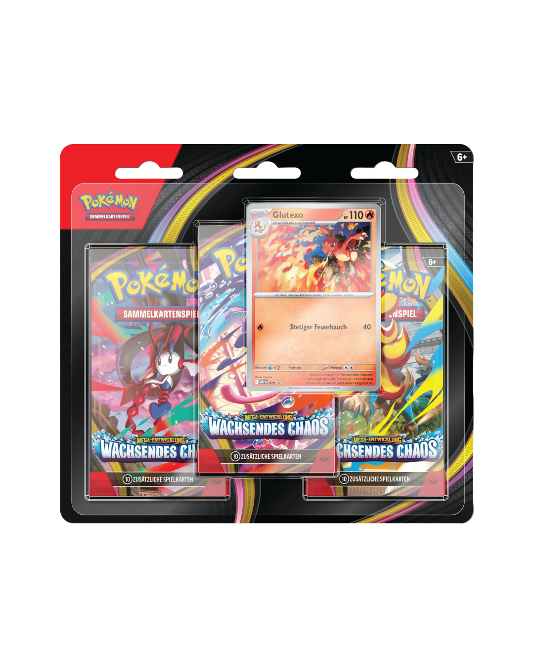 Pokémon TCG - Wachsendes Chaos 3er-Pack Blister [DE]