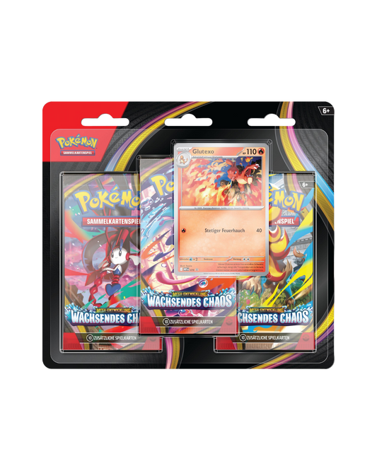 Pokémon TCG - Wachsendes Chaos 3er-Pack Blister [DE]