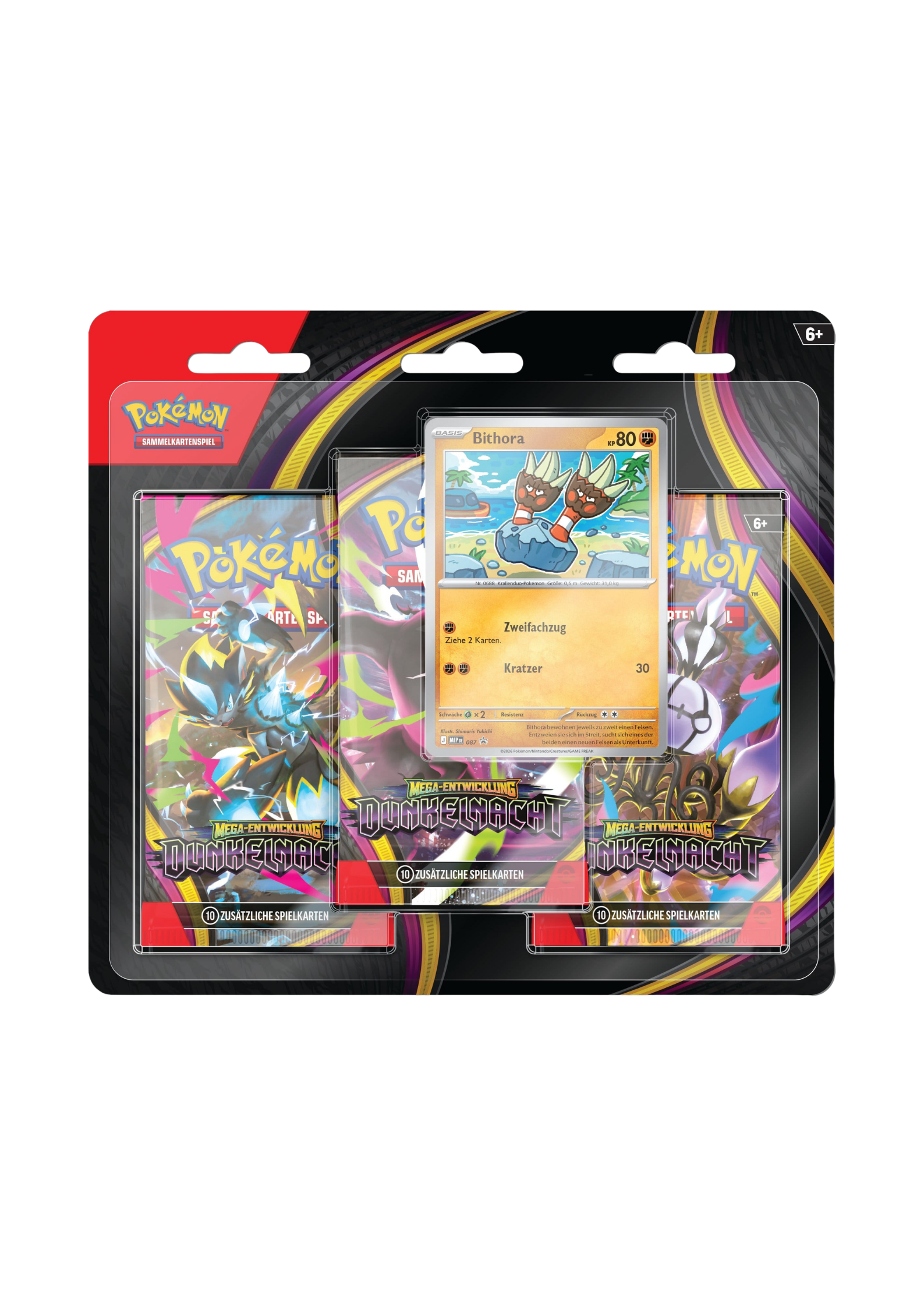 Pokémon TCG - Dunkelnacht 3er-Pack Blister [DE]