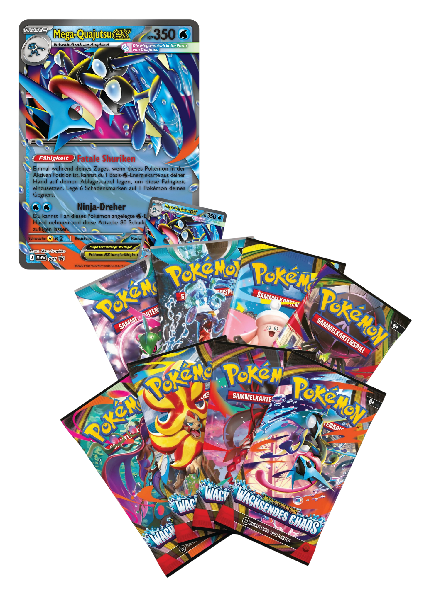 Pokémon TCG - Mega Quajutsu EX Premium-Kollektion [DE]