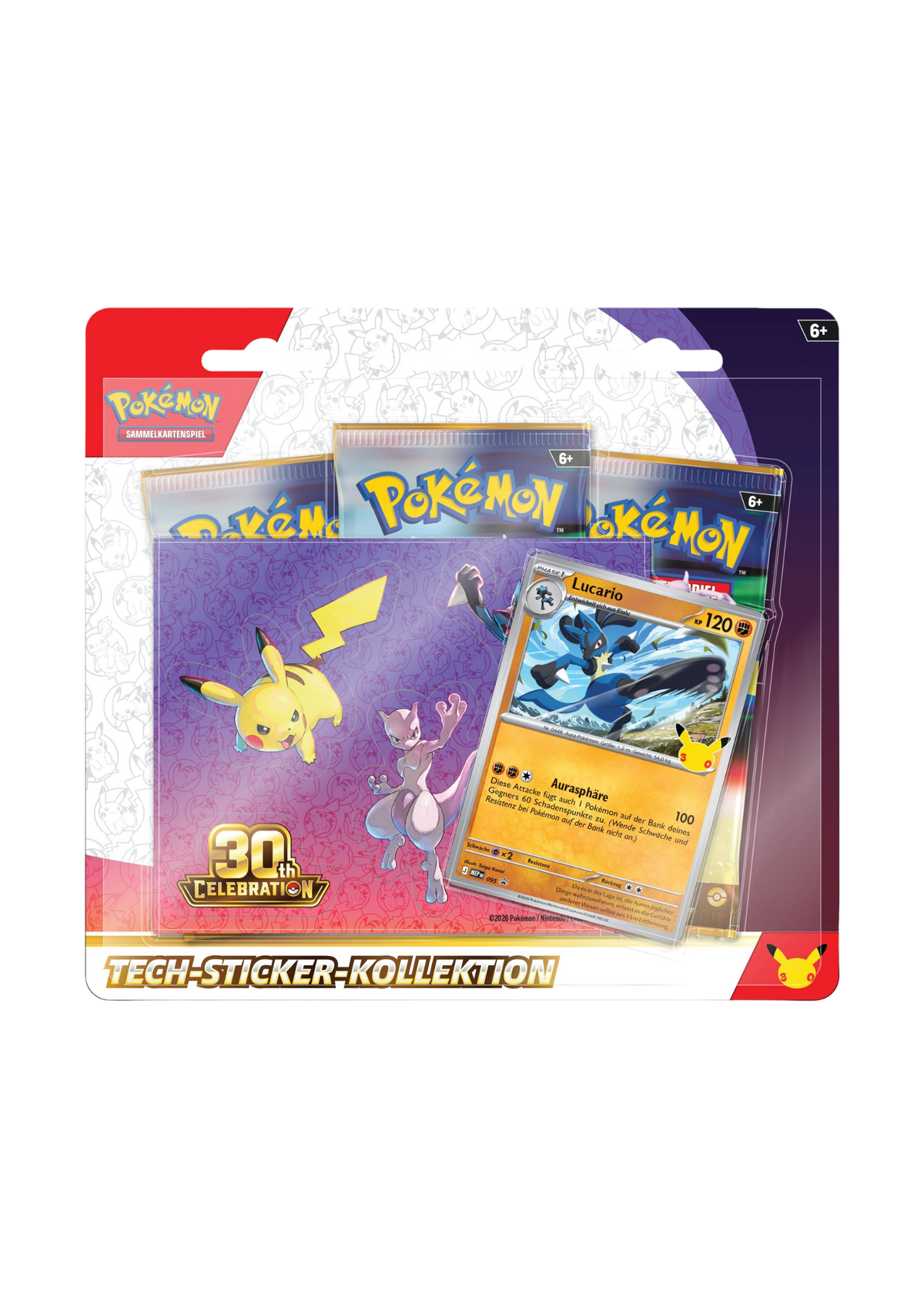 Pokémon TCG - 30 Jahre: Tech-Sticker Kollektion [DE]