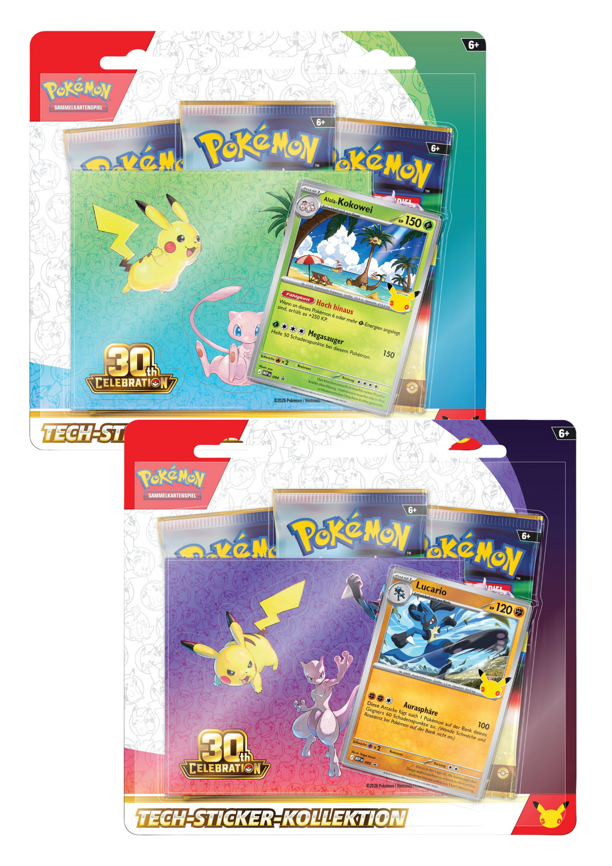 Pokémon TCG - 30 Jahre: Tech-Sticker Kollektion [DE]