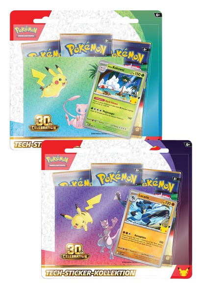 Pokémon TCG - 30 Jahre: Tech-Sticker Kollektion [DE]