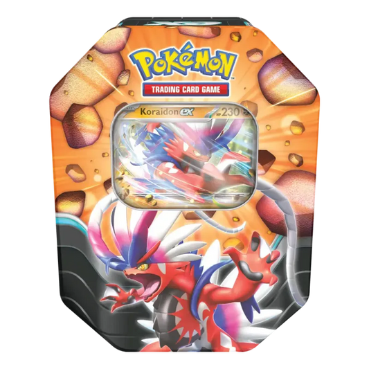 Pokémon TCG - Schlagkräftige Legenden Koraidon-ex / Zacian-ex Tins [DE]