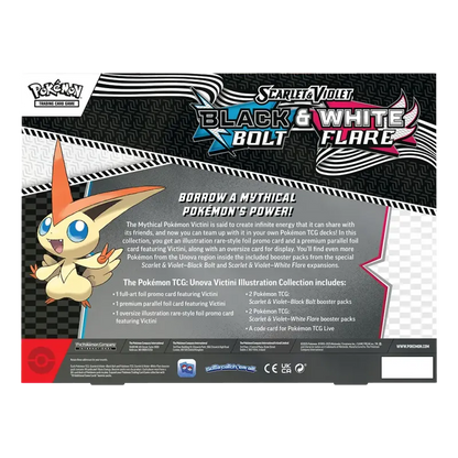 Pokémon TCG - Black Bolt & White Flare Unova Victini Illustration Collection [EN]