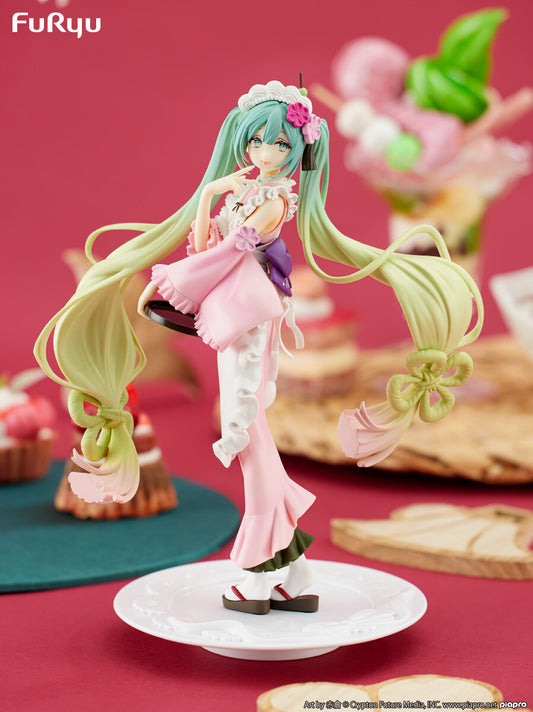 Hatsune Miku - Exc∞d Creative Sweet Sweets Matcha Parfait Sakura ver. - FuRyu Prize