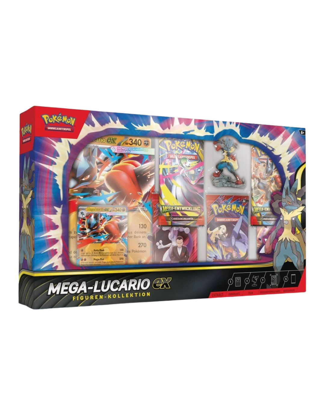 Pokémon TCG - Mega-Lucario-ex Figuren Kollektion [DE]