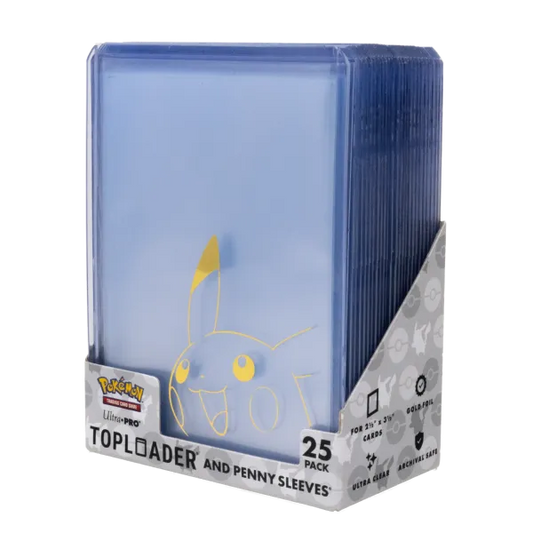 Ultra Pro - Pikachu Toploader + Penny Sleeves Combo Pack (25er Pack)