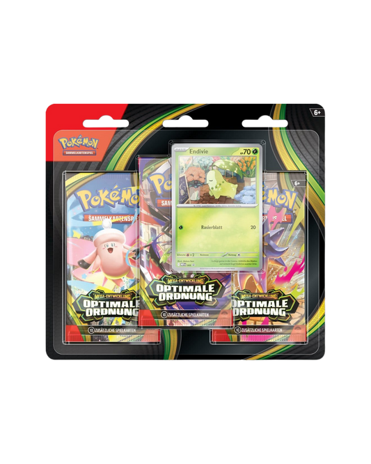 Pokémon TCG - Optimale Ordnung 3er-Pack Blister [DE]