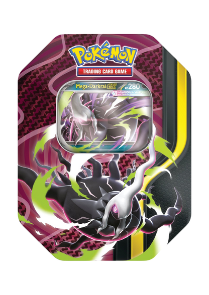 Pokémon TCG - Mega Dragoran / Mega Zeraora / Mega Darkrai Tin [DE]