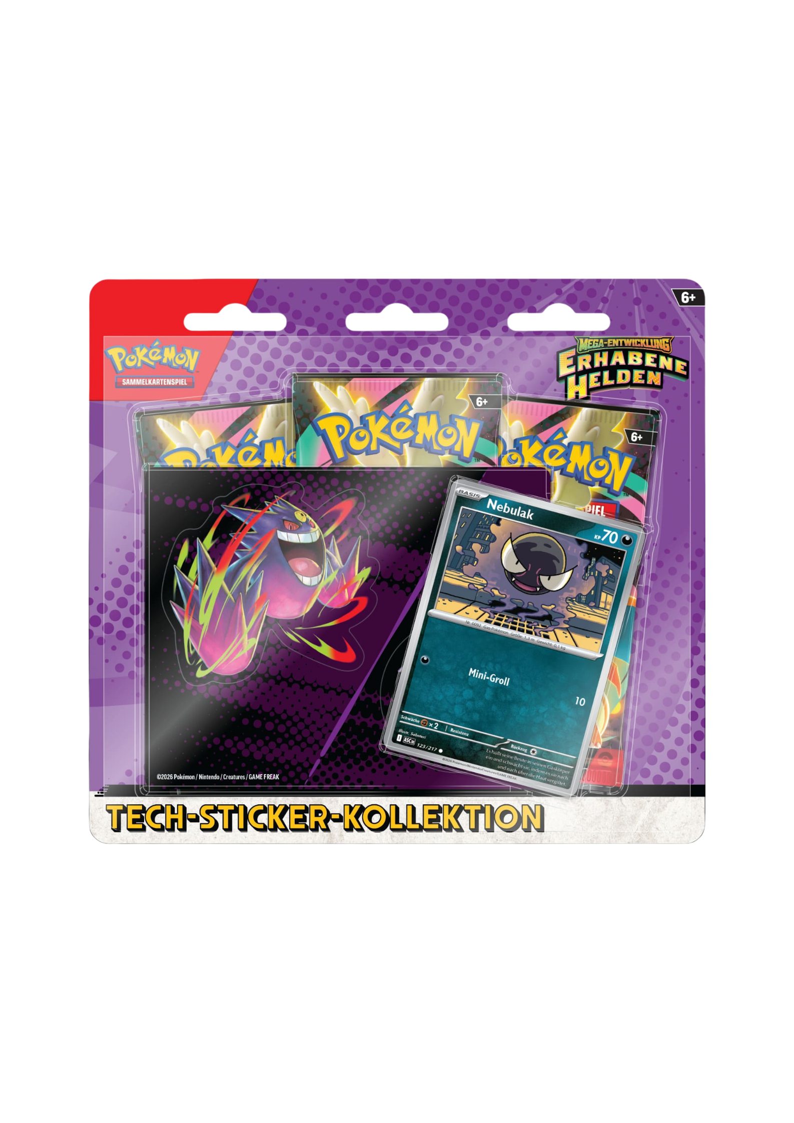 Pokémon TCG - Erhabene Helden Tech-Sticker Kollektion [DE]