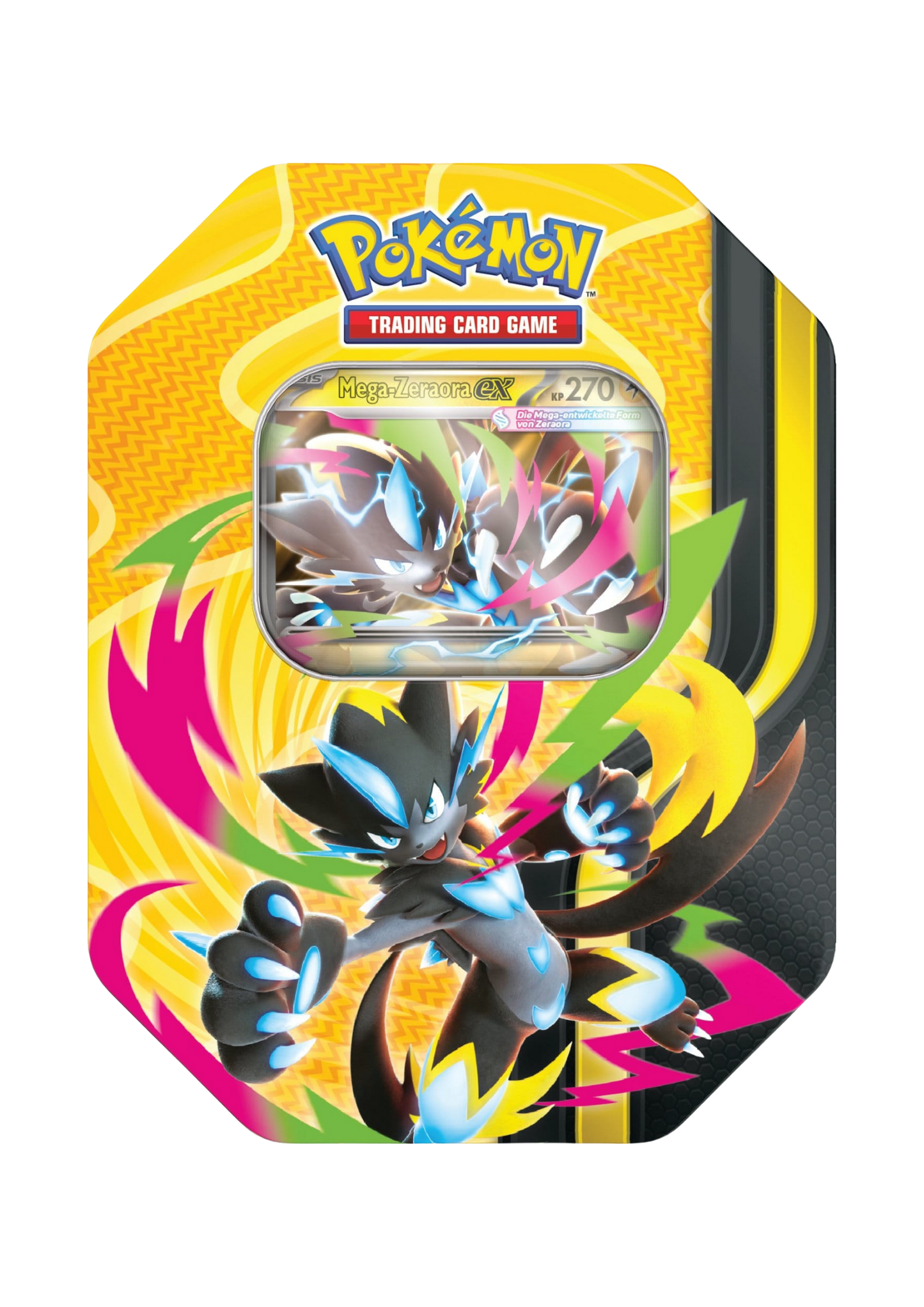 Pokémon TCG - Mega Dragoran / Mega Zeraora / Mega Darkrai Tin [DE]