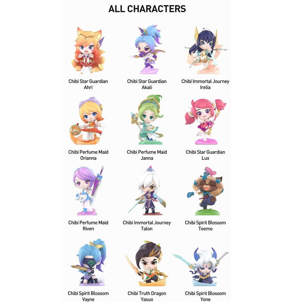 League of Legends - Teamfight Tactics / Fight for the Golden Spatula Chibi Series - Pop Mart [Zufällige Auswahl / Blind Box]