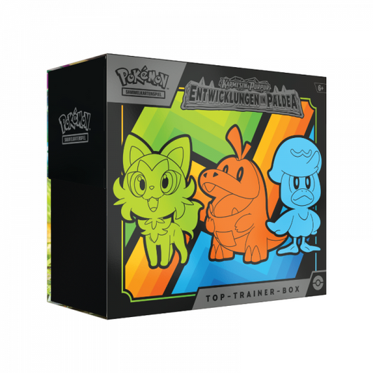 Pokémon TCG - Entwicklungen in Paldea Top Trainer Box [DE]