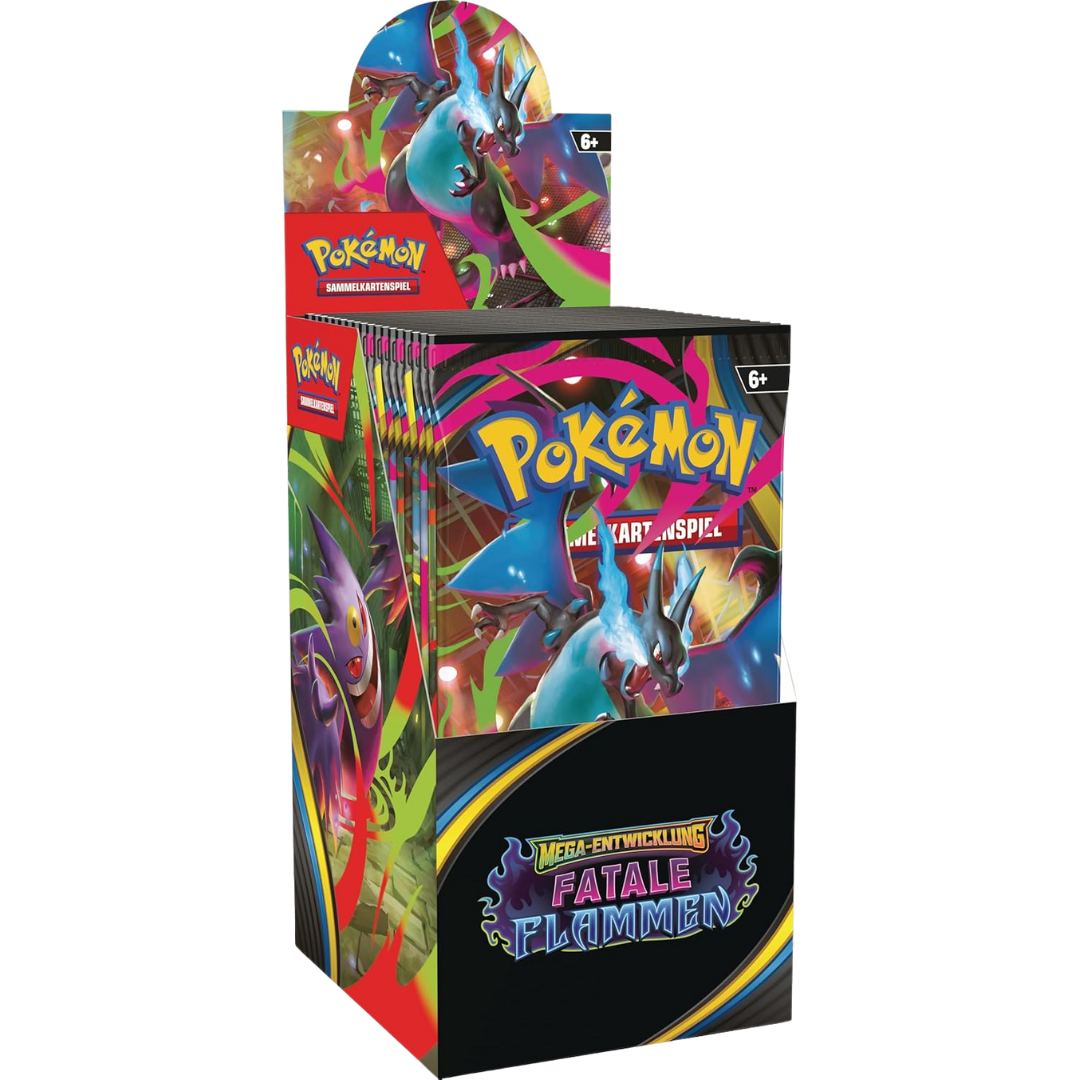 Pokémon TCG - Fatale Flammen 18er Booster Display [DE]