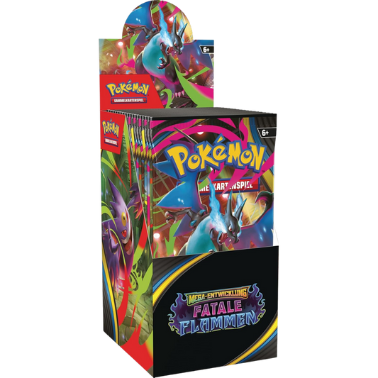 Pokémon TCG - Fatale Flammen 18er Booster Display [DE]