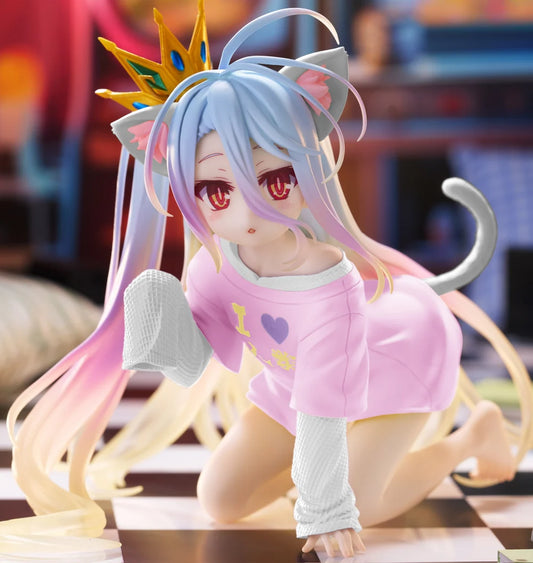No Game No Life - Shiro T-Shirt Nekomimi Desktop Cute Renewal - Taito Prize