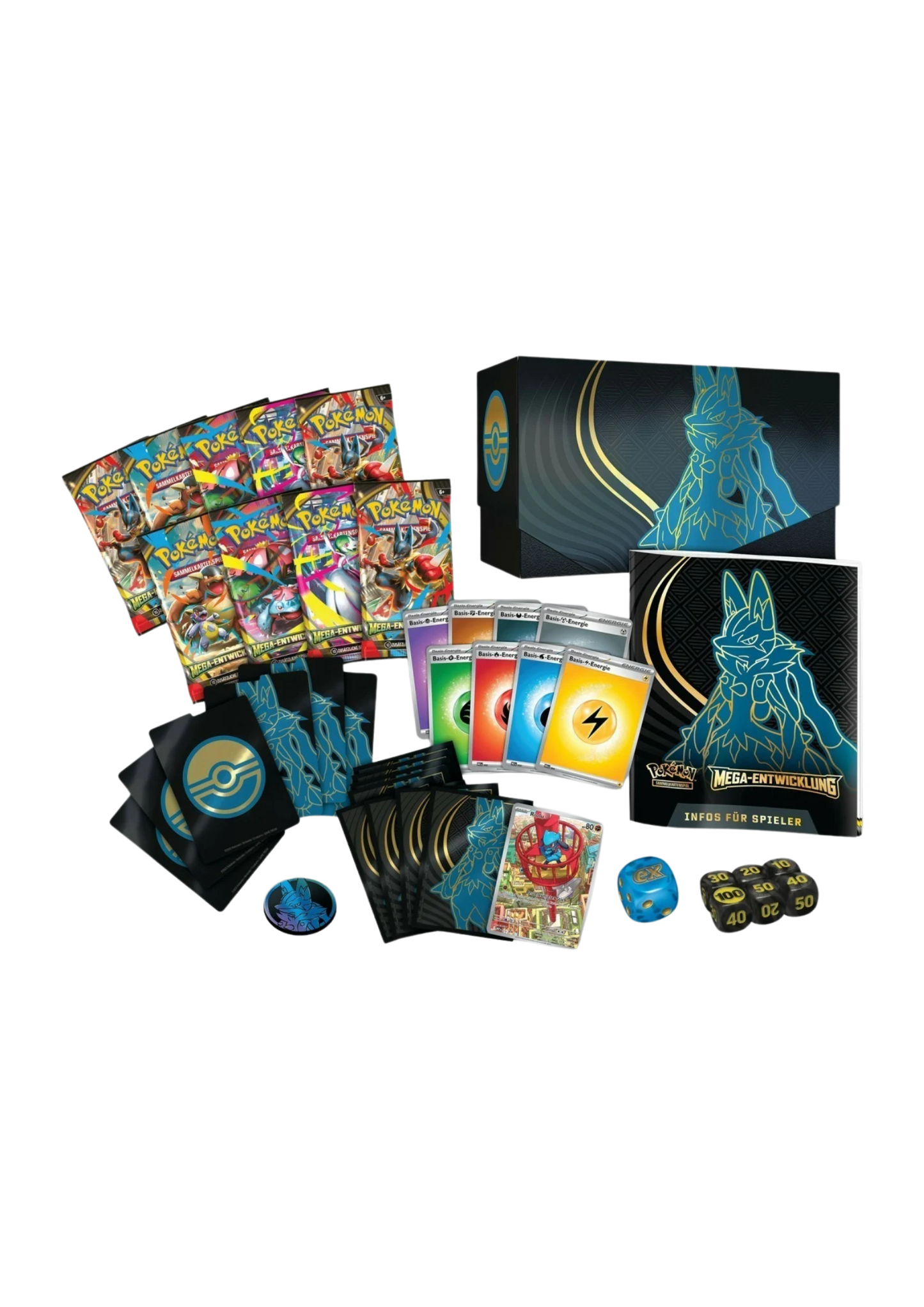 Pokémon TCG - Mega-Entwicklungen Lucario Top Trainer Box [DE] - COMING SOON -