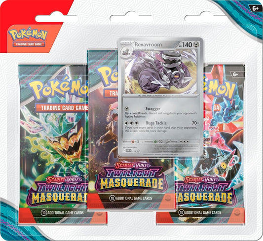 Pokémon TCG - Twilight Masquerade 3er Blister [EN]