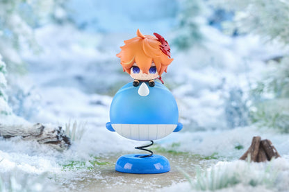 Genshin Impact - Tartaglia/Child Happy Shake Chibi Chara Yurayura Stand Ver. - Apex Innovation