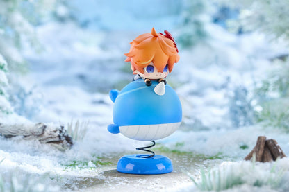 Genshin Impact - Tartaglia/Child Happy Shake Chibi Chara Yurayura Stand Ver. - Apex Innovation