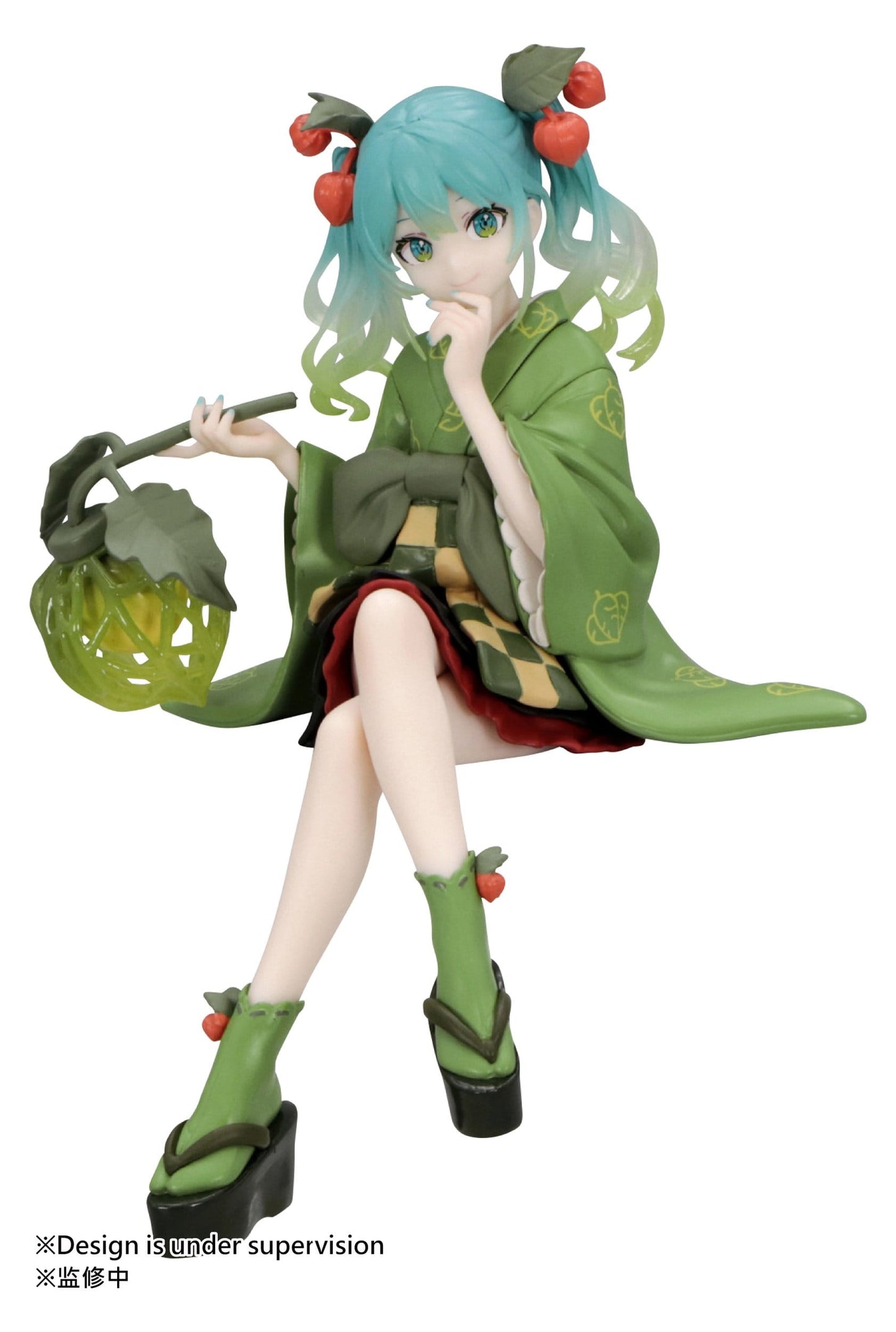 Hatsune Miku - Flower Fairy Winter Cherry Green Color Ver. Noodle Stopper - FuRyu Prize