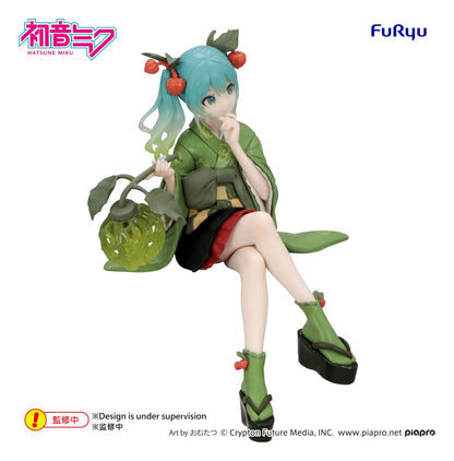 Hatsune Miku - Flower Fairy Winter Cherry Green Color Ver. Noodle Stopper - FuRyu Prize