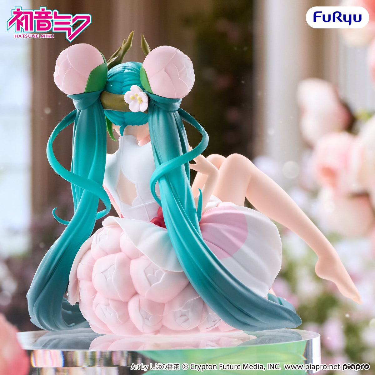 Hatsune Miku - Flower Fairy White Plum Blossom Noodle Stopper - FuRyu Prize