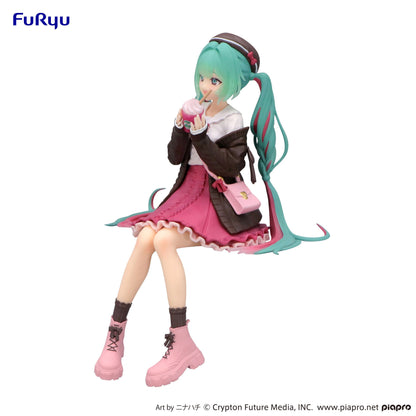 Hatsune Miku - Autumn Date Pink Color Ver. Noodle Stopper - FuRyu Prize [B-Ware]