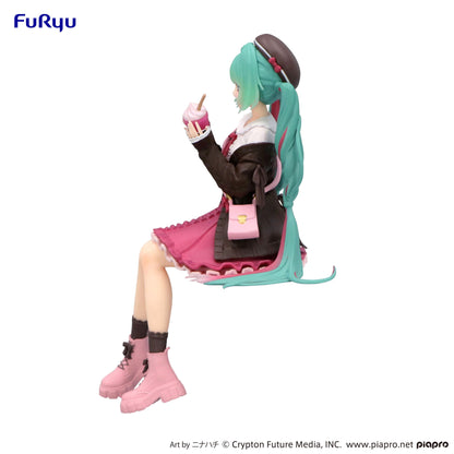 Hatsune Miku - Autumn Date Pink Color Ver. Noodle Stopper - FuRyu Prize [B-Ware]