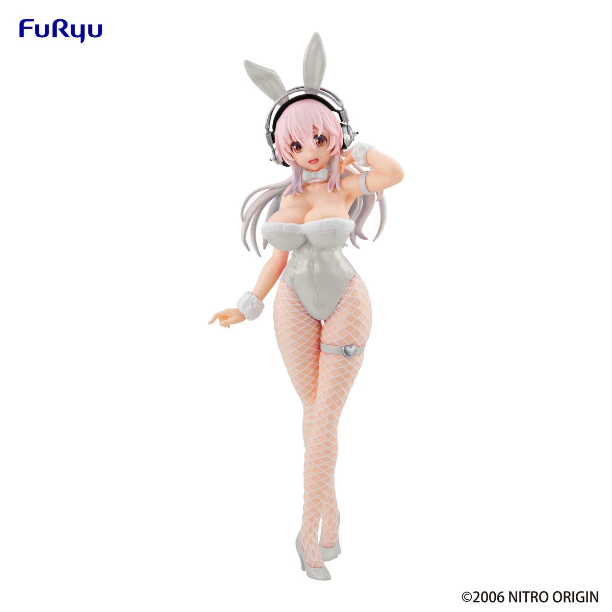 Super Sonico - BiCute Bunnies Pearl White Ver. - FuRyu Prize